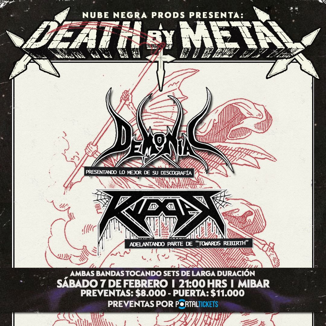 Demoniac y Ripper en vivo el próximo 7 de febrero